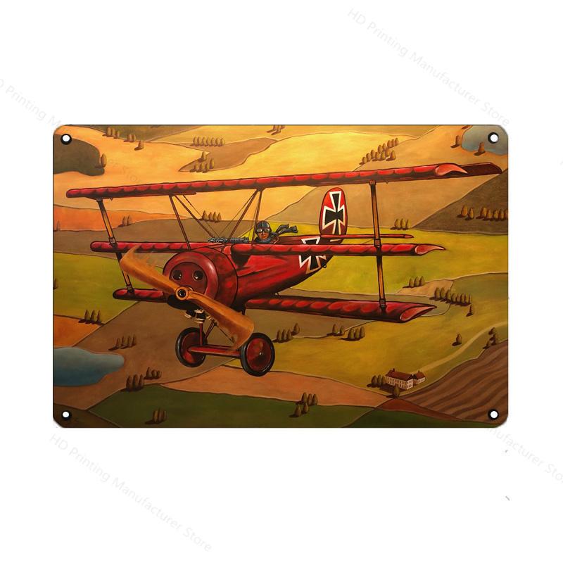 Vintage Classic Movie Tin Sign Retro Metal Plate Sexy Beauty Painting Wall Decor Airplane Plaque Pin Up Poster Room Decoration