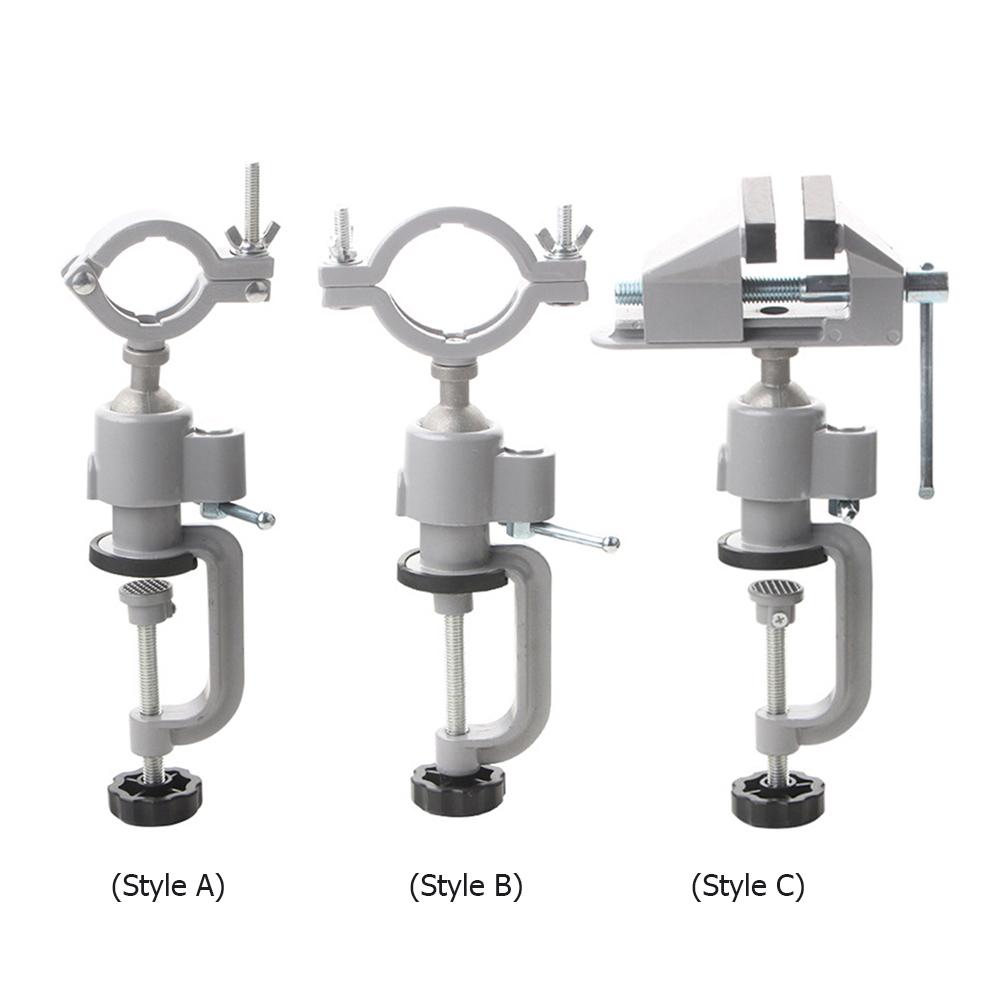 Adjustable Bench Vice Aluminum Alloy Practical Table Mini Vise Clamp Smooth Surface Hand Electric Drill Electric Grinder Bracket
