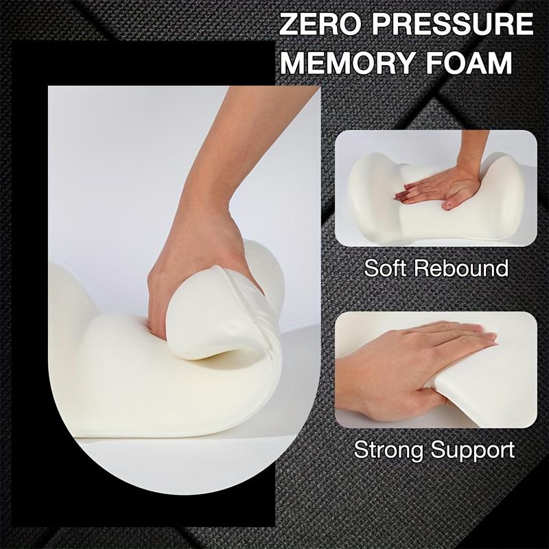 New Car Headrest and Lumbar Support Neck Pillow Set Automotive Memory Foam Office Chair Headrest Fatigue Relief Travel Pillow