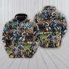 Horse Racing Graphic Hoodies For Men Clothes Race Sweatshirts Fashion Animal Pullovers Casual Boy Streetwear Contest Male Hoody