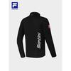 FILA Unisex Cycling Slim Fit Stand Collar Knitted Jacket