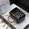 Korean New Style Fashion Diamond Chain Bag Light Luxury Style Gold Ball Crossbody Bag Small Fragrance Patent Leather Box Bag Handbag Handbag