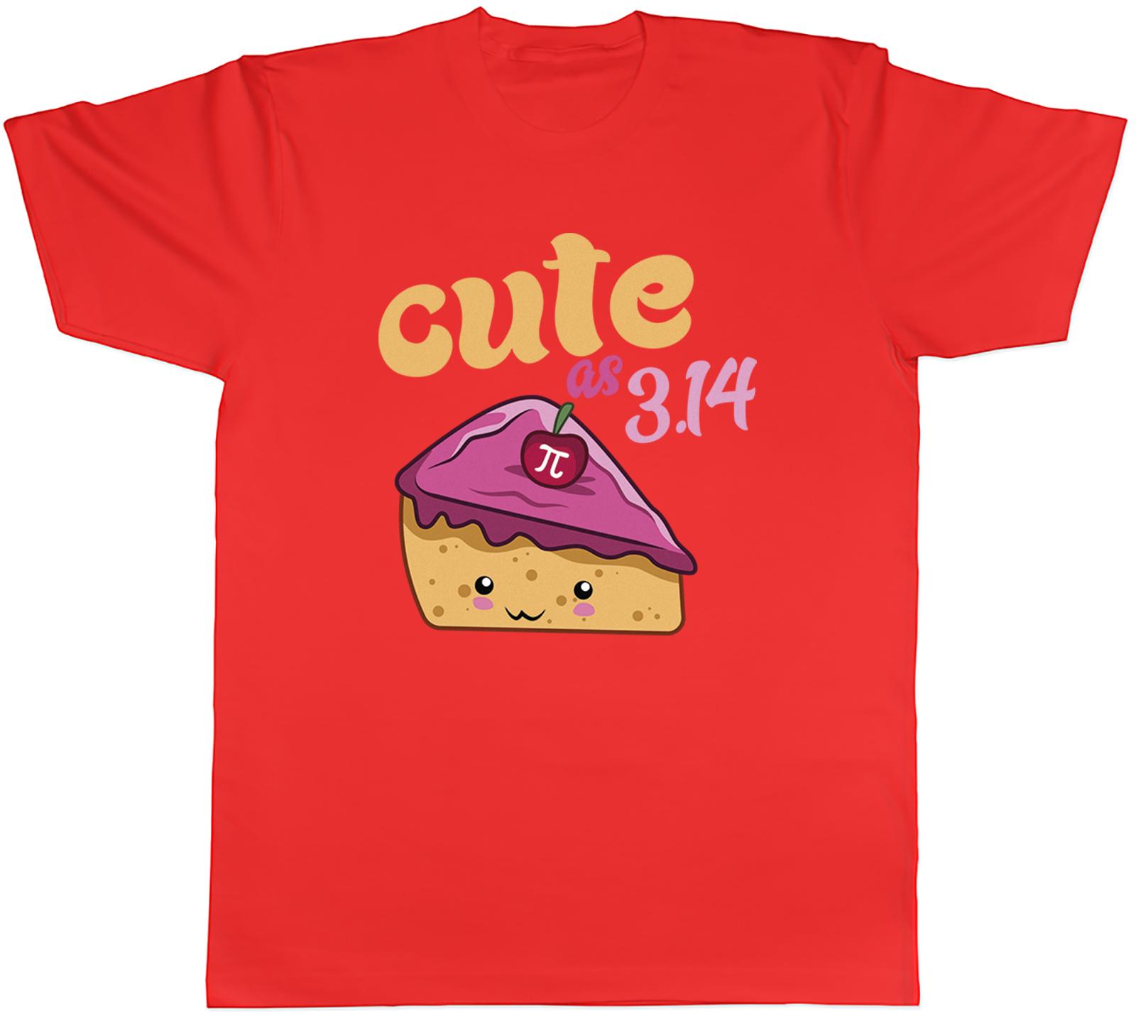 Pi 314 Unisexs TShirt Cute as a Pie Kawaii Tee Gift S