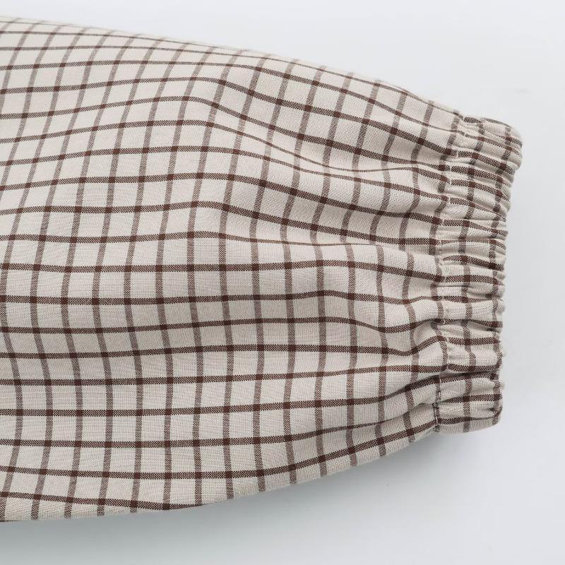 Women S Vintage Plaid Hooded Long Sleeve Casual Jacket