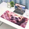 Kawaii Panda Desk Mat Cute Gaming Mouse Pad Non Slip Rubber Keyboard Mat Extended Table Laptop Office Game Decor Accessories