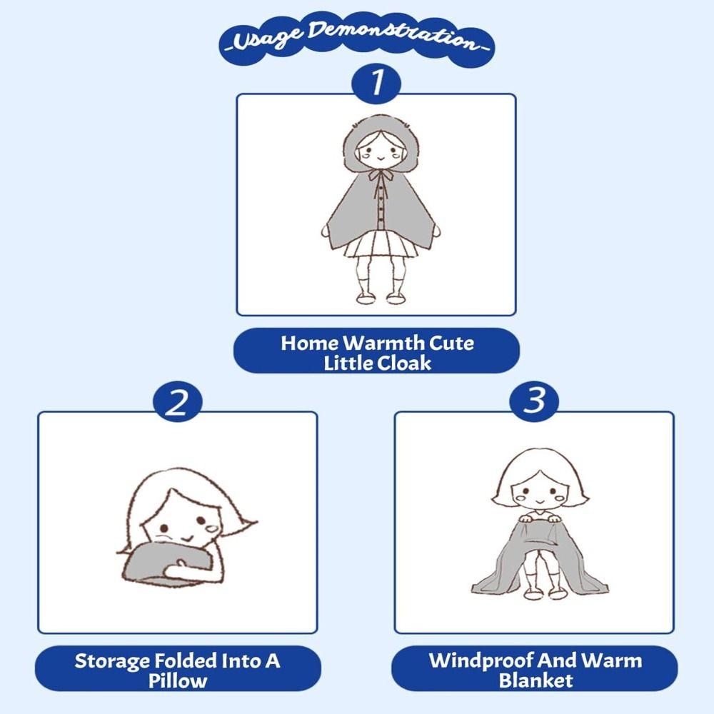 Super miękka, przytulna szata z kapturem typu Shark Shawl z kapturem i kocem na drzemkę. Nowy koc Shark