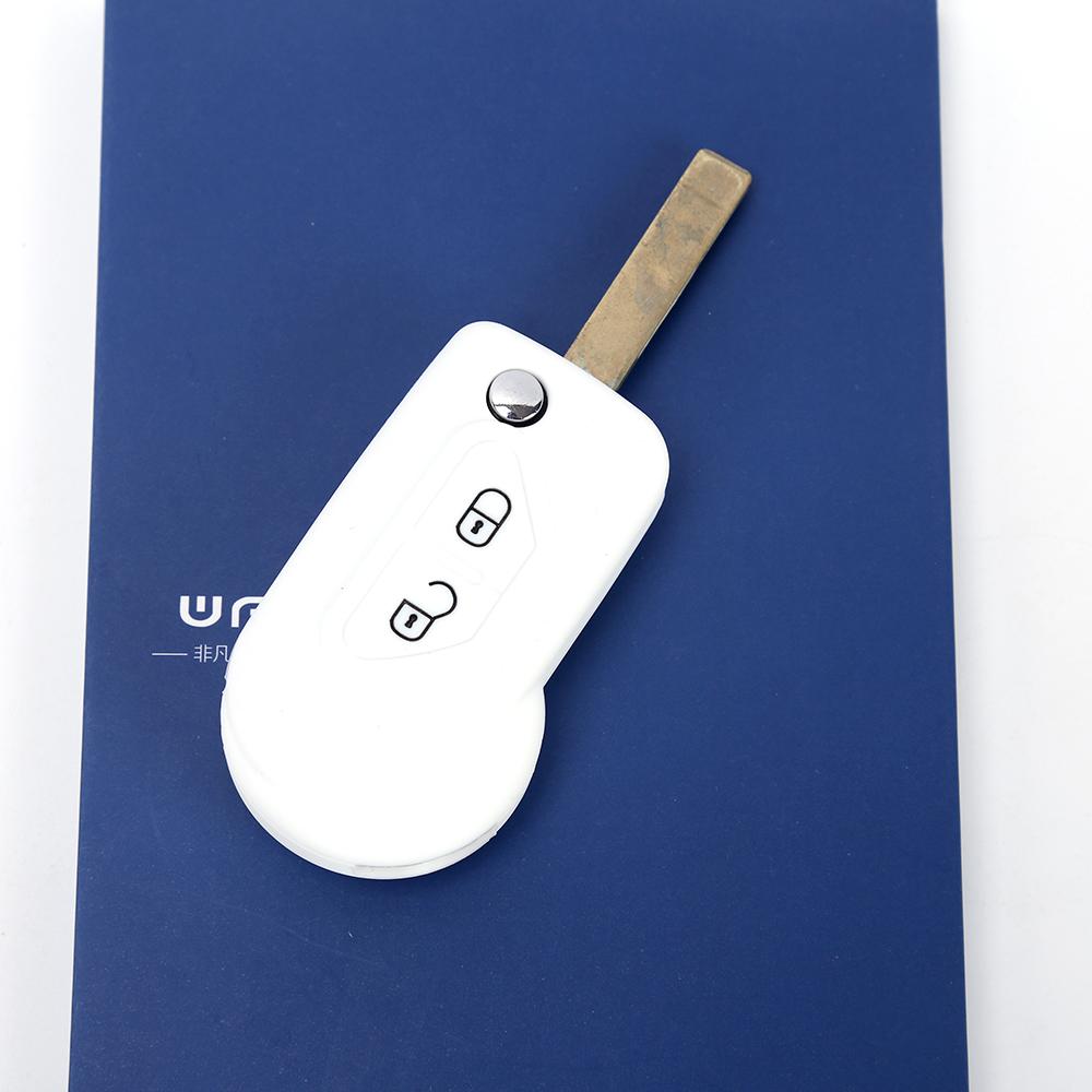 1 PC 2 Buttons Silicone Car Remote Flip Key Fob Shell Cover Case For Citroen DS3 Skin HU83 Blade Older Protector