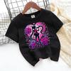 SailorsMoon Anime Girl's T-shirt Cotton Clothes Cute Cartoon Printed Toddler Sweatshirt Casual Short Sleeve Kids Game Trend Tops