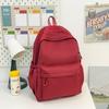 Schoolbag Schoolbag for Female Students Ins Wind Simple Korean Version of Casual Junior High School Students Backpack Large Capacity High School