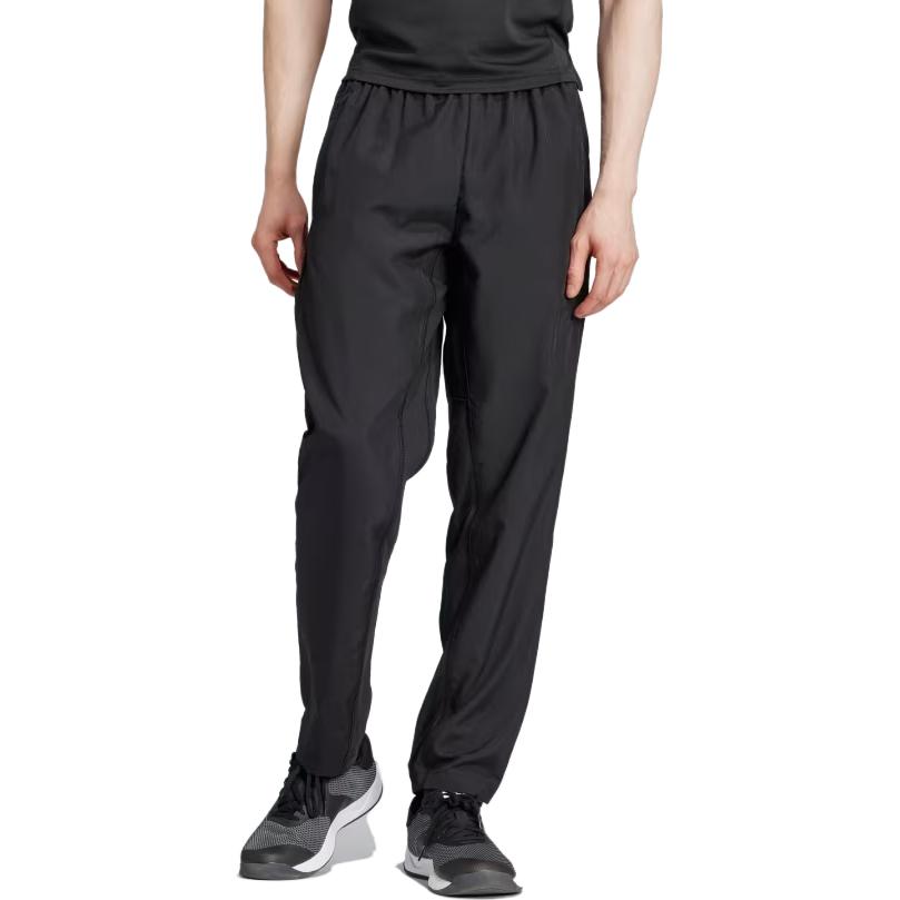 adidas Train Essentials Seasonal Woven Training Pants Black Men Streetwear IP4472