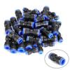 40pcs 6/8/10/12MM Straight Push Connectors Pneumatic Connect Fittings Quick Release Pneumatic Air Hose Fittings Repair