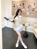 Korean Irregular Halter Neck Two-Piece Long Sleeve Dress - Women's Slimming Autumn 2026 Collection