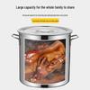 ShengJia Commercial Stainless Steel Multipurpose Pot with Lid