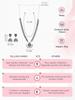 Traditional Silver Oxidised Silver Necklace Jewellery Set for Women