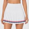 Womens High-Waisted Athletic Skort With Pockets Anti-Show Through Running Gym Tennis Skirt