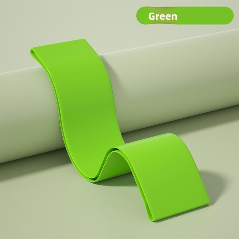 Fitness resistance bands for women, elastic rings, yoga resistance bands, resistance bands for strength training, leg and butt exercises equipment Green 5 pounds