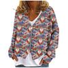 Womens Zip Up Sweaters Sweatshirts Long Sleeve Oversized Jackets Soft Casual Loose Tunic Tops