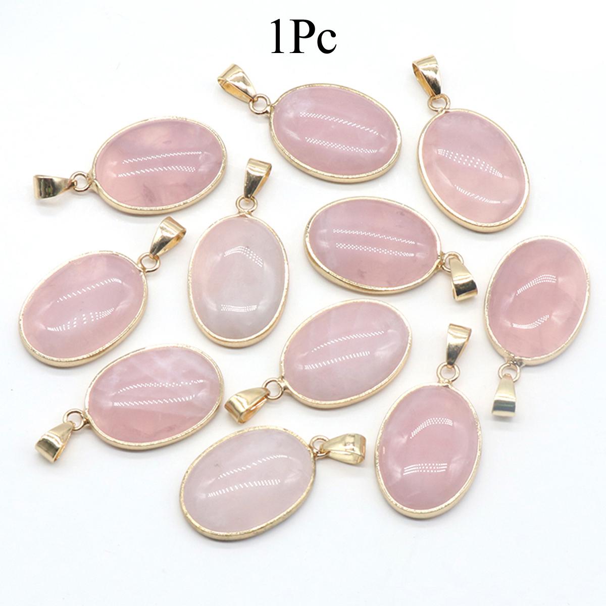 

1 шт., хрустальный кулон с целительным эффектом Рейки, энергетический натуральный камень опал бирюзовый агат овальные подвески для изготовления ювелирных изделий своими руками ожерелье креативные подвесные аксессуары 1Pc/25×19mm