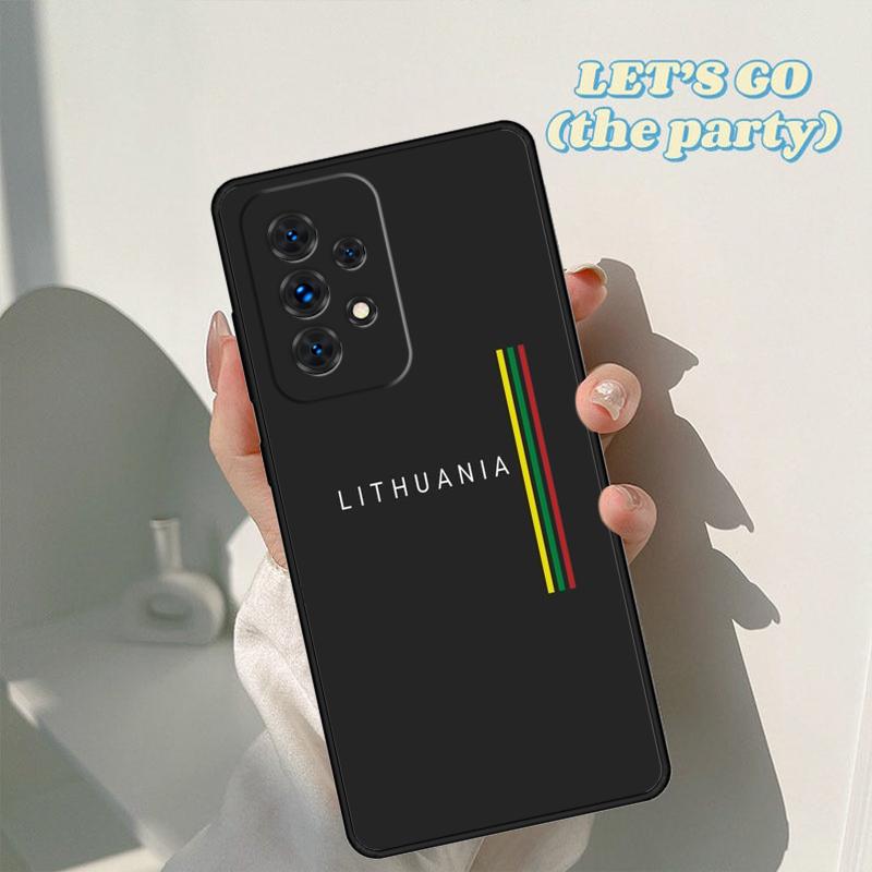 Lithuania Flag Lithuanian Phone Case For Samsung Galaxy A42 A31 A40 A51 A71 A32 A80 A91 A52 A72 A20e A21S A50 A70 A11 A12 Cover