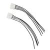 2PCS 4PIN Tail Light Harness Stable Connection Impact Resistant Replacement for Fiat Grande Punto