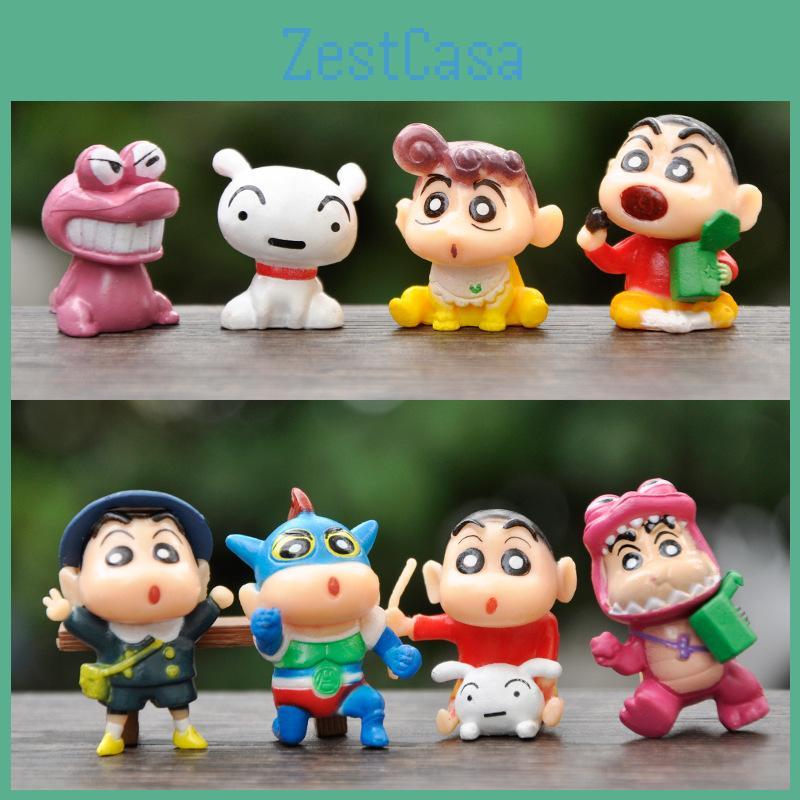 Shinchan Mini Collectible Pvc Figurine For Creative Diy Decorative Gift Box
