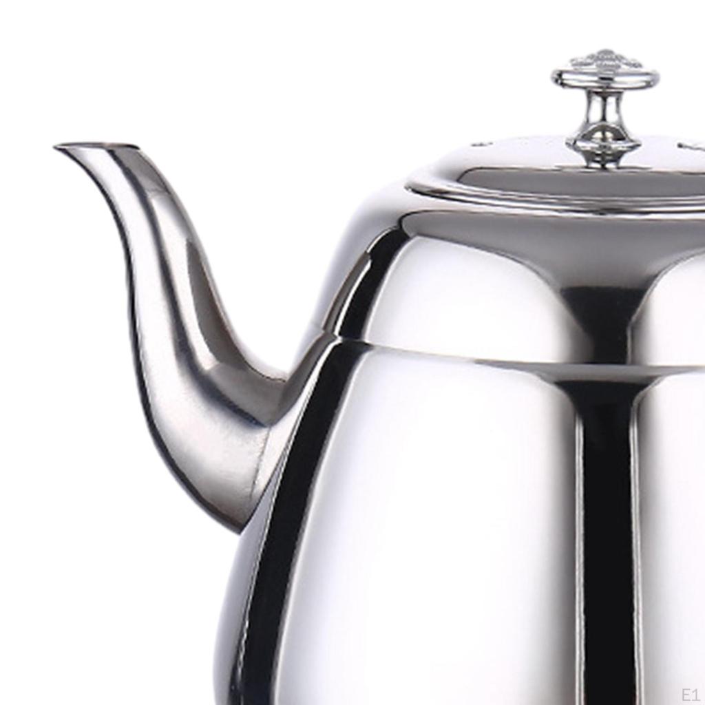 Stainless Steel Tea Kettle Stovetop Fast Boiling Heating Bas Teapot