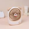 USB Rechargeable Quiet Desktop Small Fan for Dorms and Offices - 7-inch Large Wind