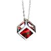 ETERNAL IRIS Car Rearview Mirror, Decoration, Car, Crystal, Decoration, Crystal Accessory, Stylish, (Fire Red)