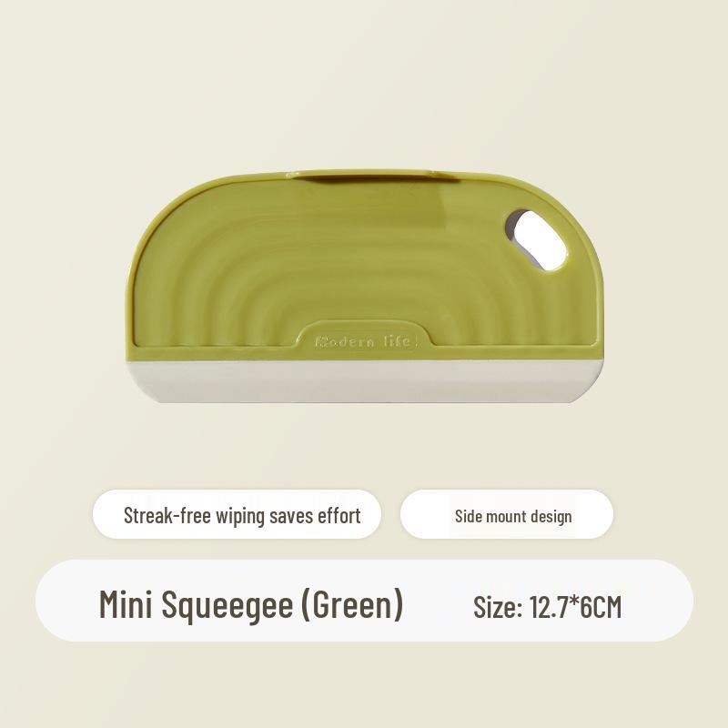 

Mini Silicone Bathroom & Countertop Squeegee зелёный