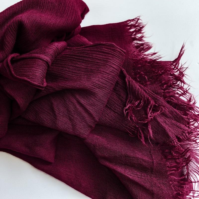 61 Colors Soft Cotton Viscose Scarf Rayon Material Muslim Hijab Mid Eastern Plain Solid Color Headscarf With Tassel