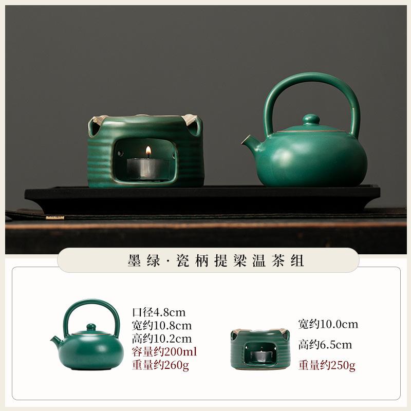 Household candle heating insulation base Chinese ceramic tea warmer winter tea warmer indoor teapot heating base