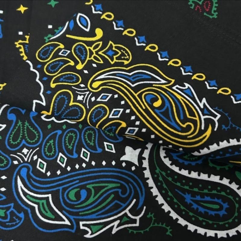Bandana Classique Motif Cachemire Occidental Foulard de Tête pour le Sport et l'Activité de Plein Air Accessoire Hiphop