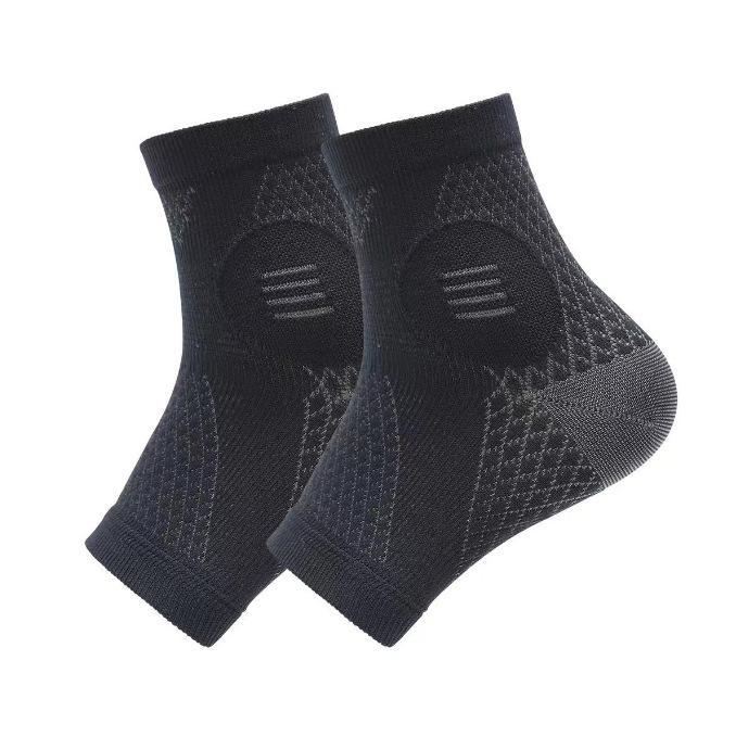 

Носки до щиколотки с поддержкой свода стопы и голеностопа - Дизайн без носка с эластичной поддержкой стопы, Подходят для повседневной носки и активного отдыха S/M чёрный