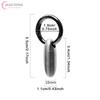 Pill Box Titanium Alloy Waterproof Bunker Portable Small Pill Box Sealed Waterproof Keyring Mini Carry-On First Aid Pill Bottle