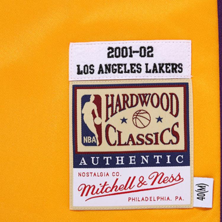 Mitchell Ness x NBA Authentic Basketball Jersey Men's Gold ASSH1060-LAL01PPPGOLD