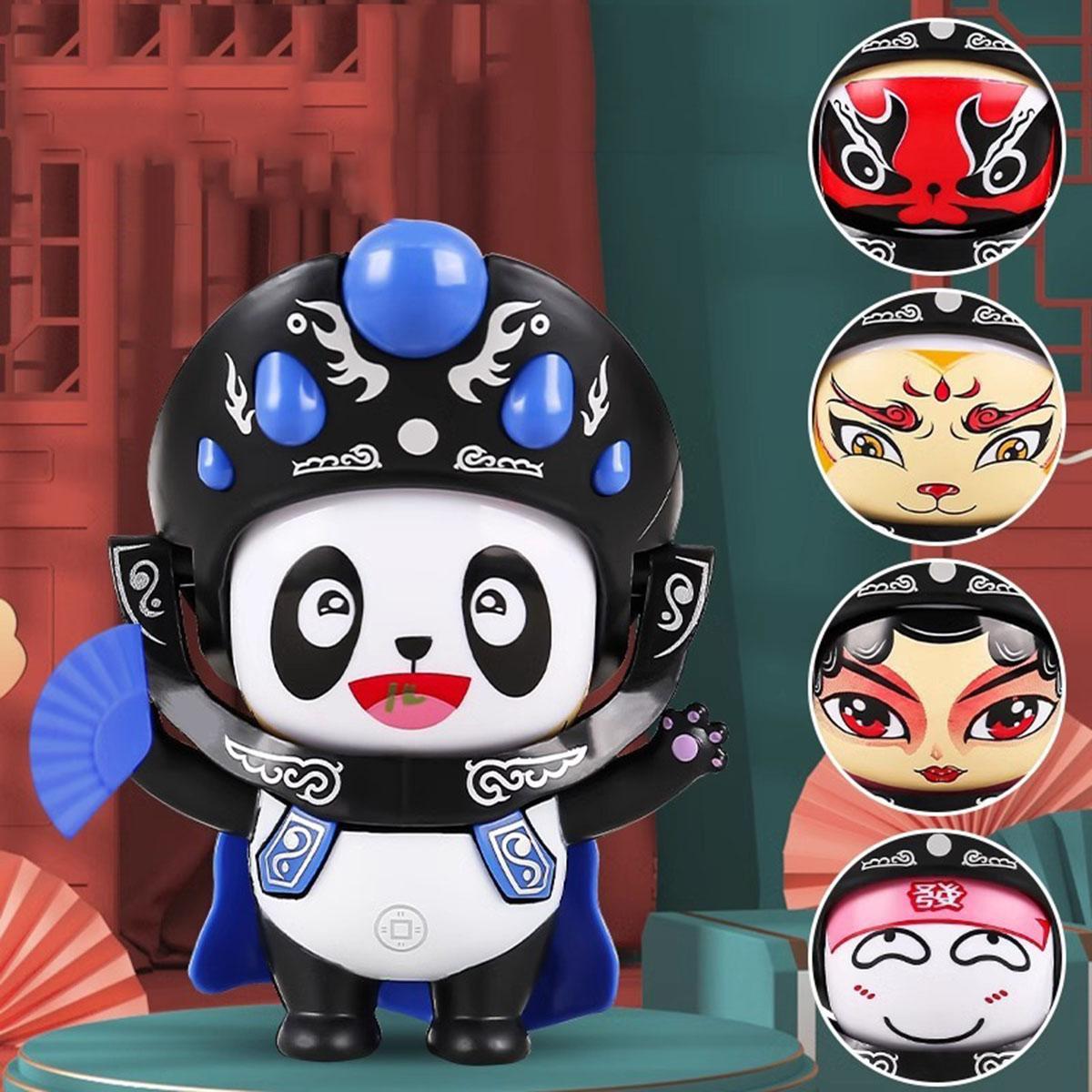 

Креативная кукла-изменница лица Сычуаньской оперы, игрушка для снятия стресса с лицом, меняющим лицо за одну секунду, в подарок девушке синий