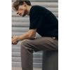 H M sliM Fit Twill Jogger Pants Dark Beige