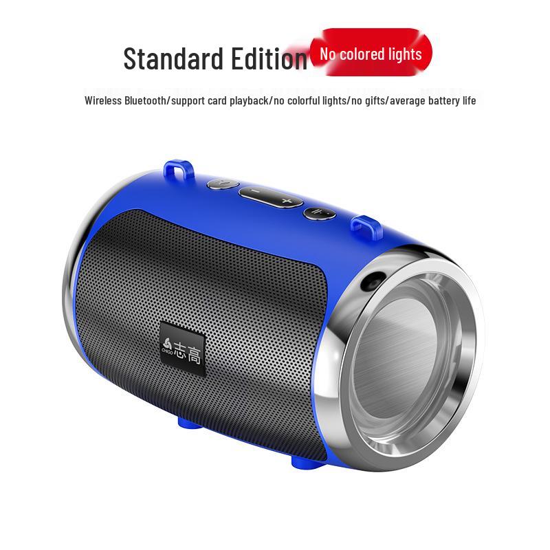 

Портативная Bluetooth-колонка с искусственным интеллектом, цветной подсветкой и сабвуфером для использования в помещении/на открытом воздухе