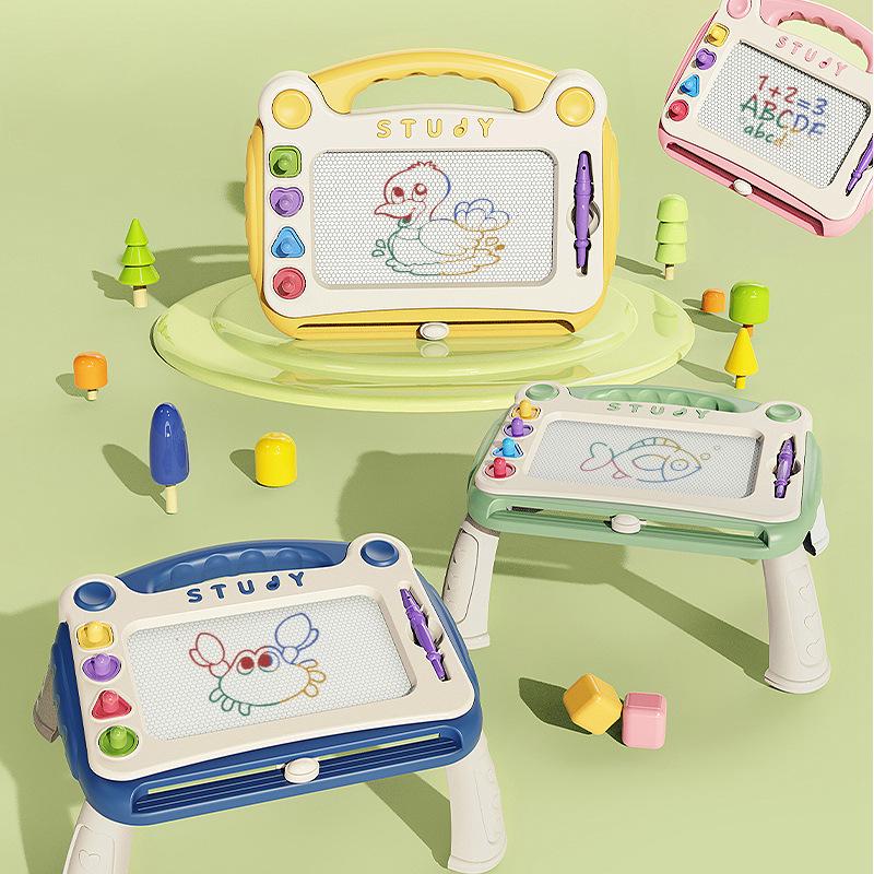 Multicolor Magnetic Drawing Board for Kids - Graffiti and Writing Toy for Ages 0-6
