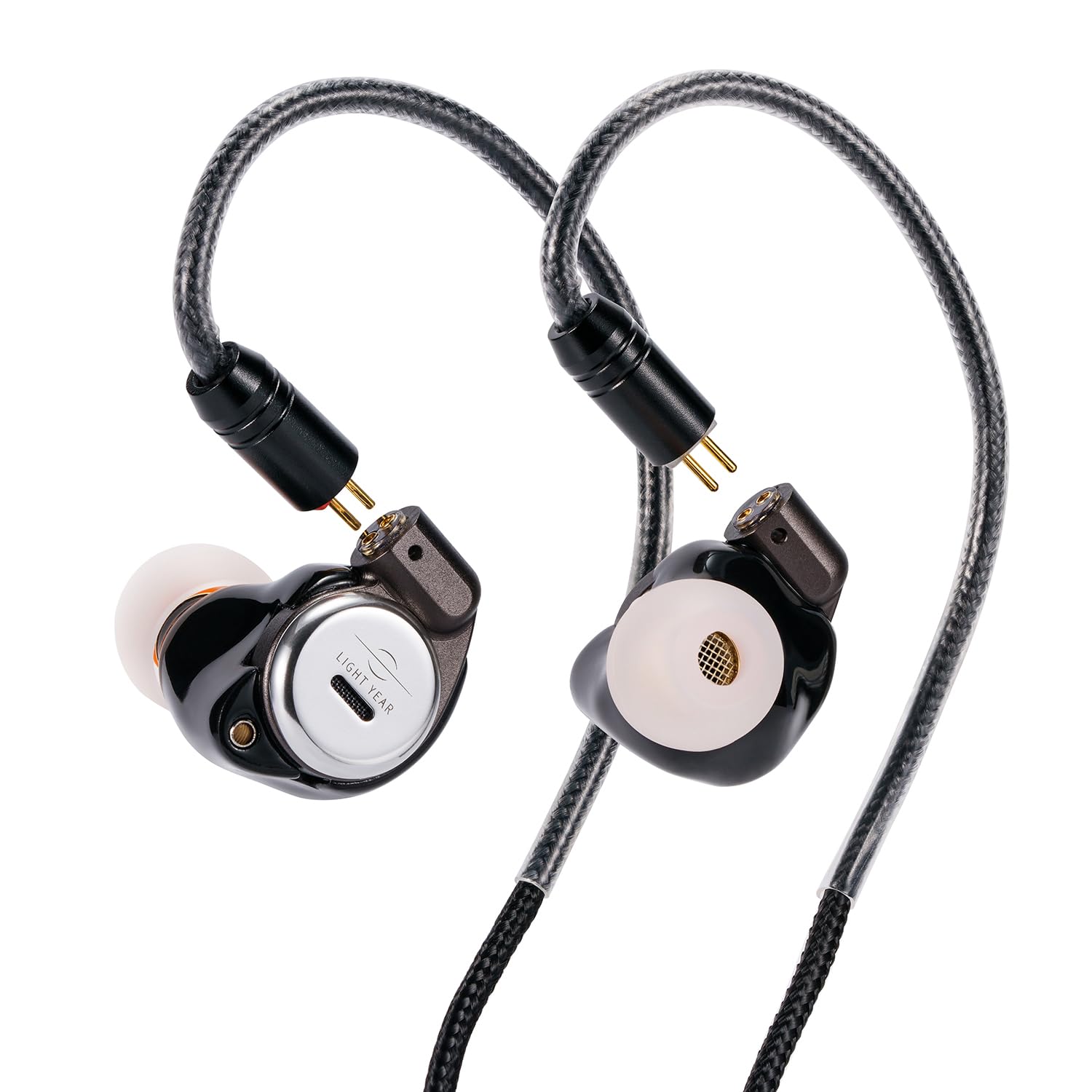 

ROSESELSA Rose Technics City 5 hybrid wired High IEM with 2 pin cable 2 Star Pro 1DD+2BA headphones. Hi-fi in-ear earphones. fidelity, 0.78 (night,