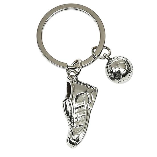 Keychain Pendant, Thickened Stainless Steel Bottle Opener Key Chain, Football Pattern Waterproof Multifunctional Key Ring Fan Gift Bar Accessory