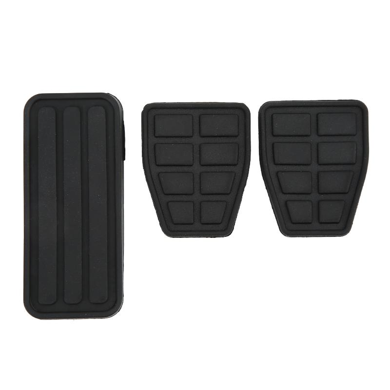 3 Peças Pedal de Freio Embreagem Acelerador Acessórios DIY Almofada de Pedal Conjunto de Borracha Para Transporter T4 Golf Coupe Alhambra Para Seat