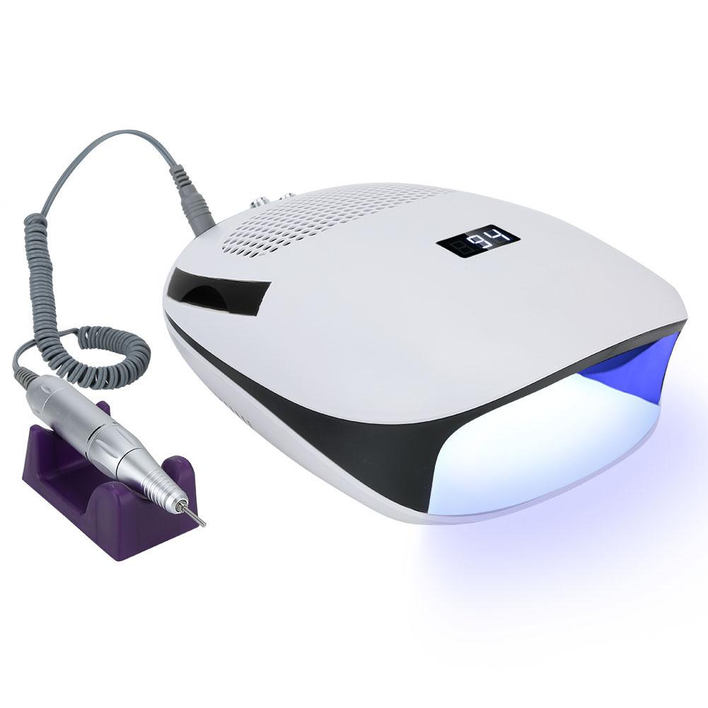 Nail Vacuum Cleaner Manicure UV Gel Curing Lamp Dryer Electric Nail Drill Machine