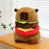 Capybara Hamburger Plush Toy – Cute Decompression Doll & Birthday Gift