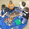 Large Waterproof Baby Toy Storage Bag Drawstring Play Mat for Kids Outdoor 150cm Diameter