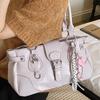 2026 New Women Casual Simple Handbags Office Lady Chic Korean Fashion Shoulder Bag Y2k Aesthetic Female All Match Underarm Bag
