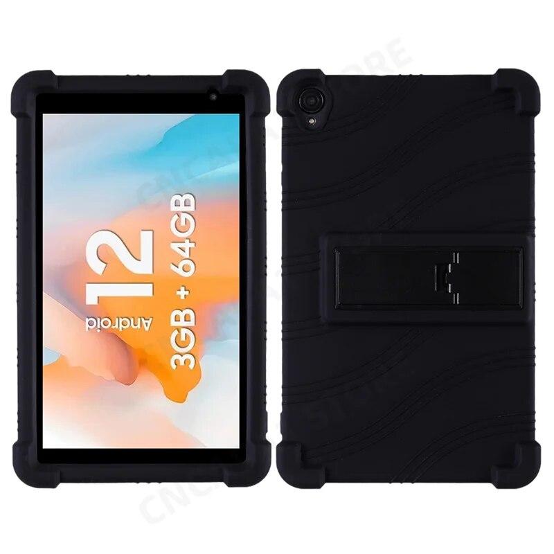 Soft Silicon Cover For Teclast P80T Case Kids Safety 8" Tablet PC Kickstand Funda with 4 Shockproof Airbags P80T Protective Shell Protector Case