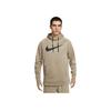 Swoosh Therma-FIT Fleece Πουλόβερ Αθλητικό Φούτερ με Κουκούλα Ανδρικό φούτερ Χακί Μαύρο CU6240-247