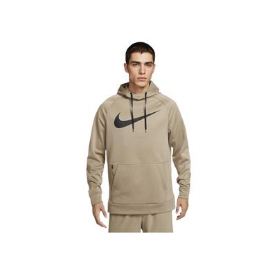 Swoosh Therma-FIT Fleece Pullover Training Hoodie Men Hoodies Khaki Black CU6240-247