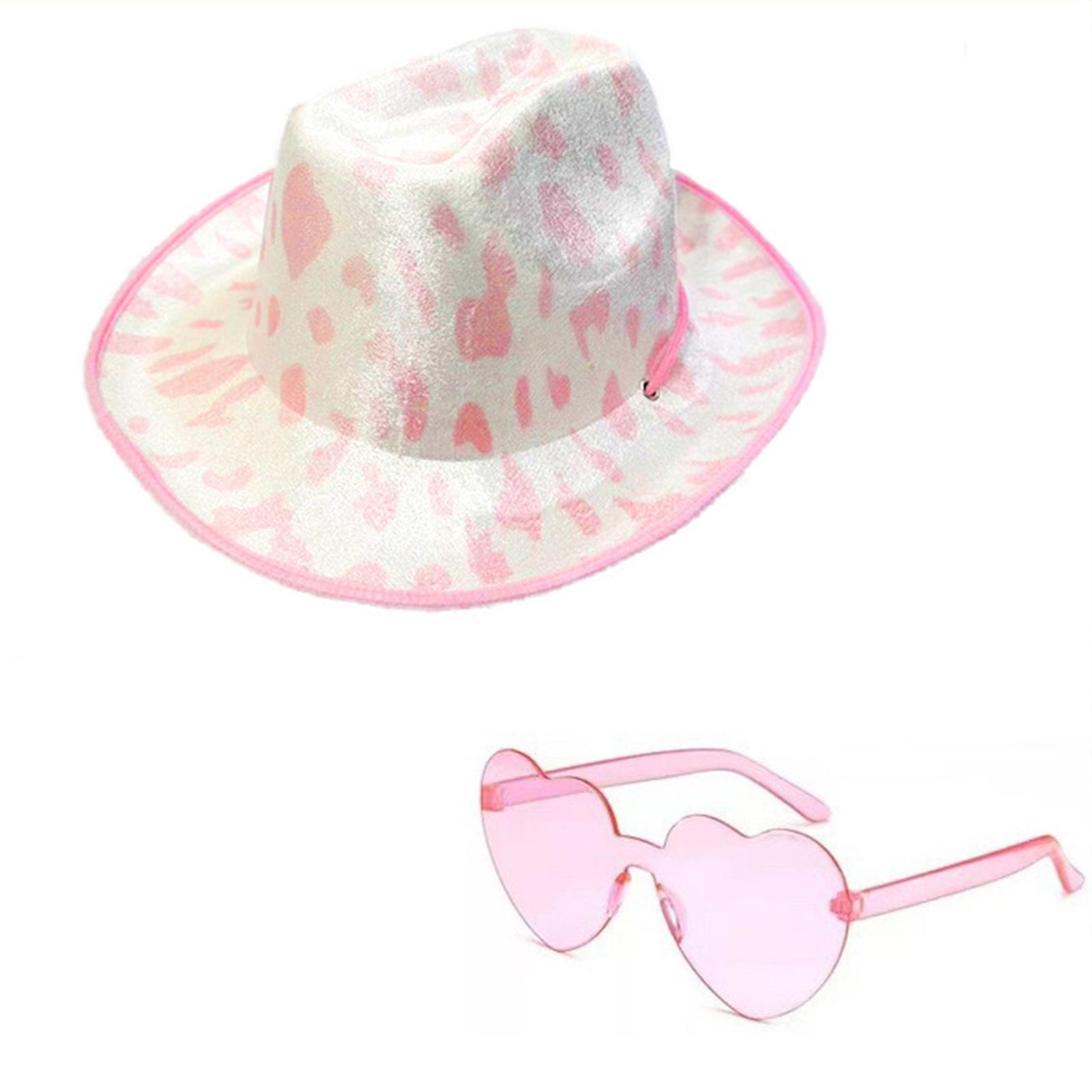 

Летняя ковбойская шляпа из 2 шт./компл., реквизит для свадебного фотокостюма невесты, уличная свадебная шляпа для женщин и девочек с сердечками, солнцезащитные очки